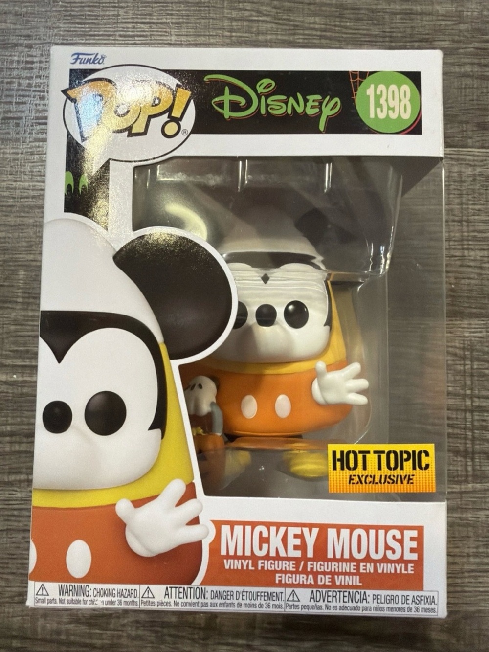 FUNKO POP DISNEY MICKEY MOUSE # 1398 HALLOWEEN 2023 EXCLUSIVE HOT TOPIC